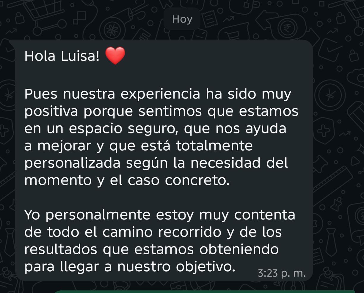 Testimonio 6 de paciente de Luisa Toro