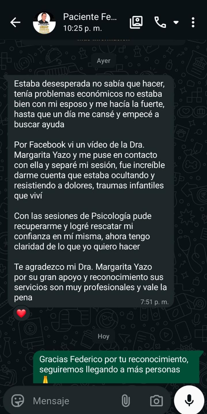 Testimonio 3 — Margarita Yazo