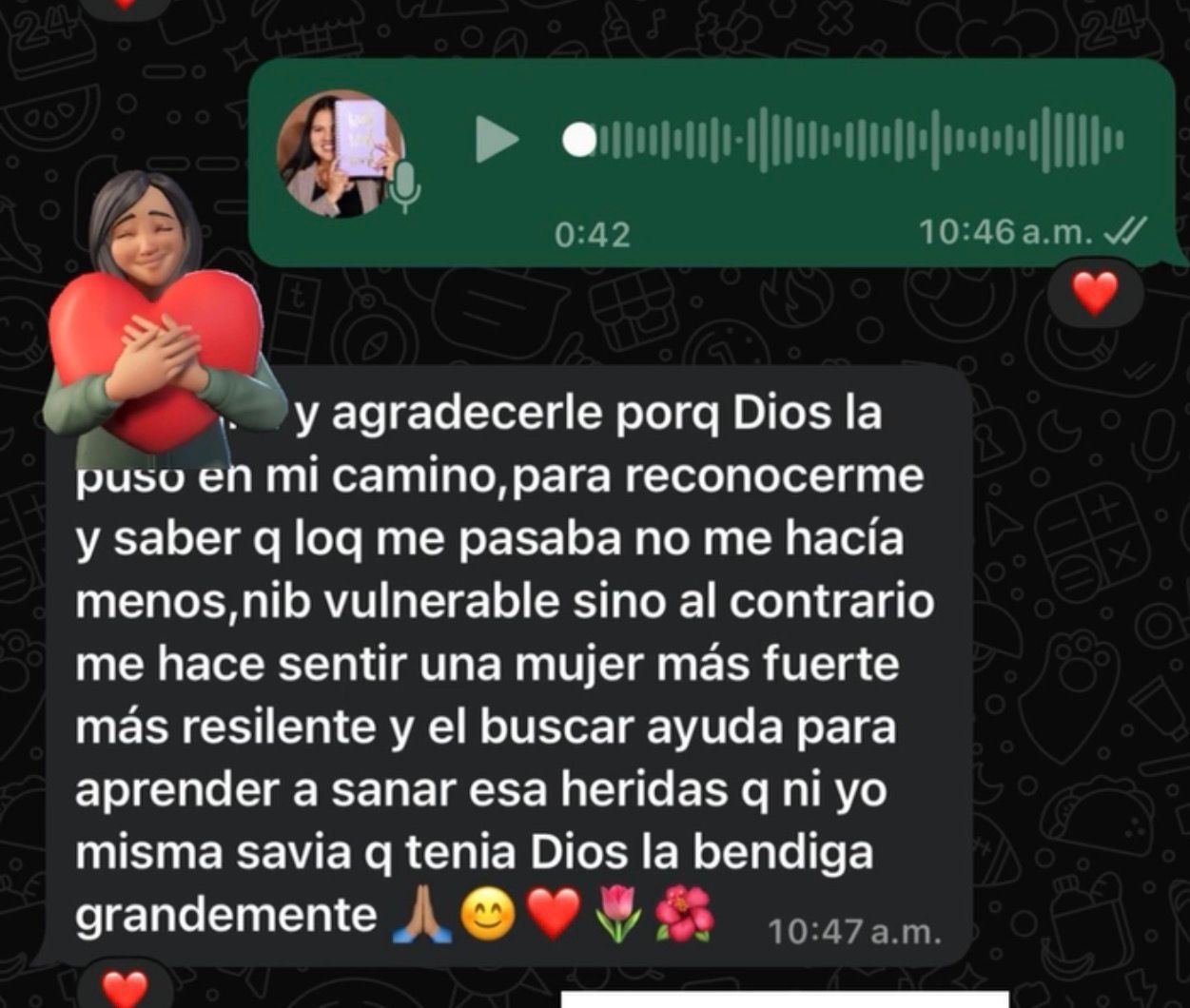 Testimonio de consultante 4