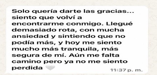Testimonio de paciente 3