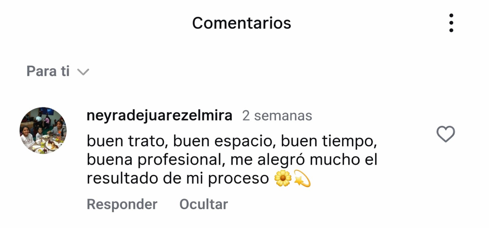 Testimonio de consultante 4