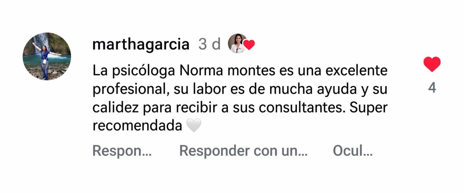 Testimonio de consultante 7