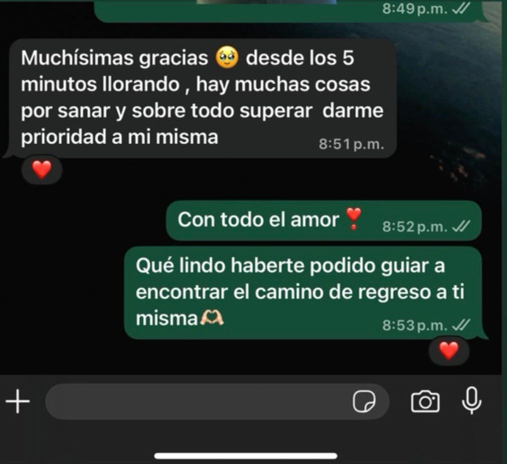 Testimonio de consultante 2